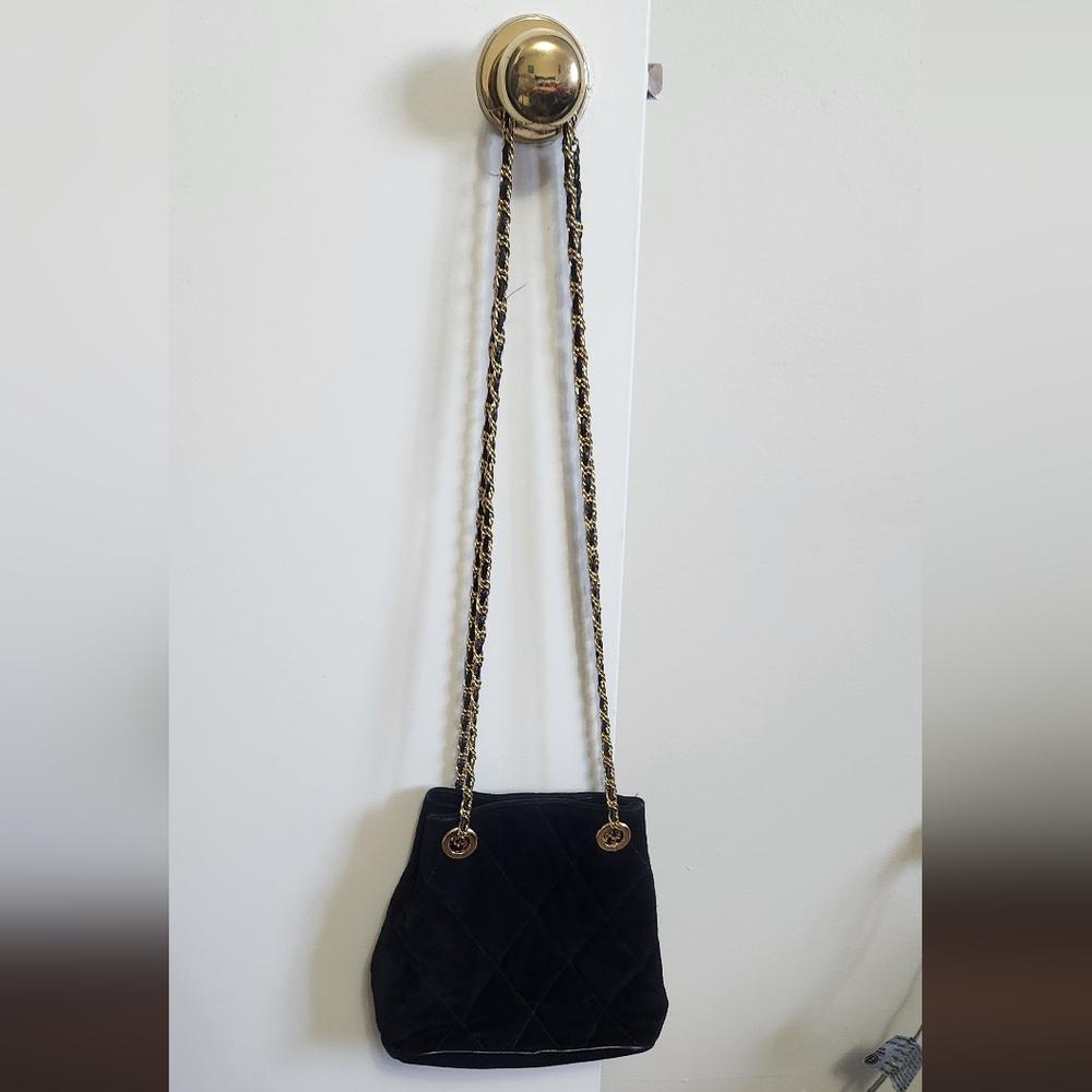 Velvet Shoulder Bag